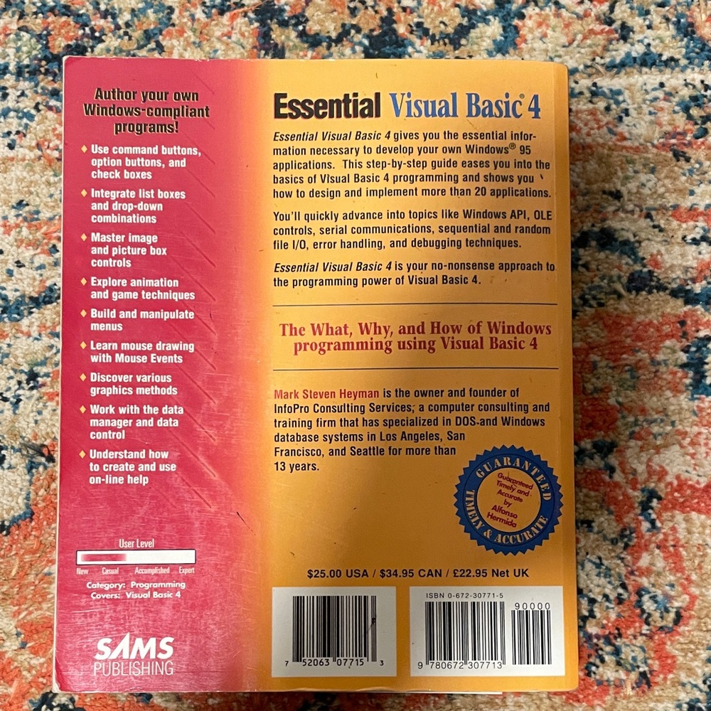 Essential Visual Basic 4 Book - Picture 2 of 3